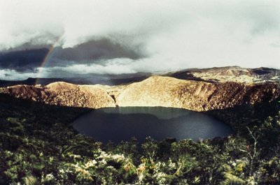 Veduta del Lago Guatavita da Unbekannt Unbekannt